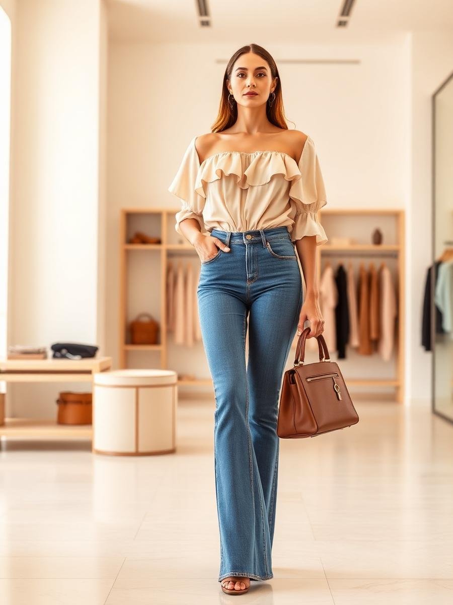 Blusa Ruffle + Flare